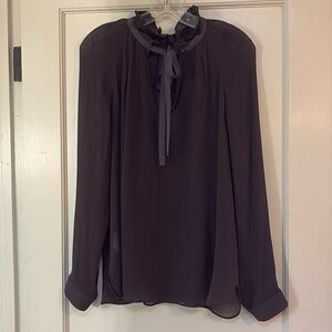 Giorgio Armani semi sheer blouse, Size Med